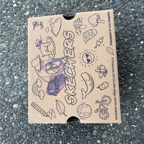 Brand New! Red, toddler boy, slip on Skechers - Picture 7 of 7